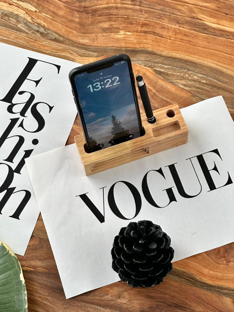 استند چوبی میزی